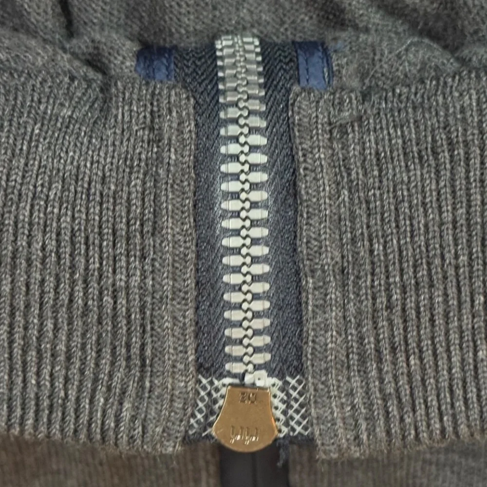 Paul & Shark Men's L Fleece Vest Gray Cool Touch Lined RIRI Italy Yachting - Picture 7 of 8